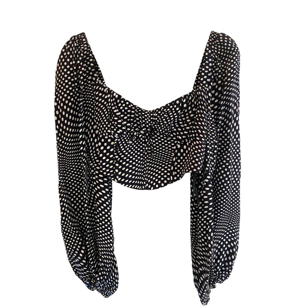 For Love and Lemons polka dot blouse